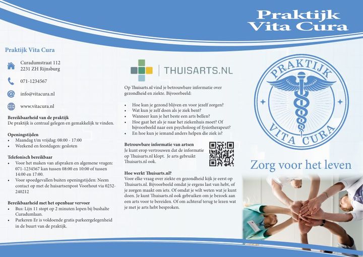 Folder — voorbeeld van drukwerk